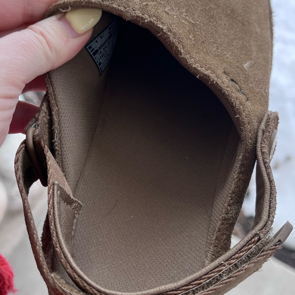Ugg goldenstar suede clogs caribou brown 9.5 women’s - Picture 7 of 9